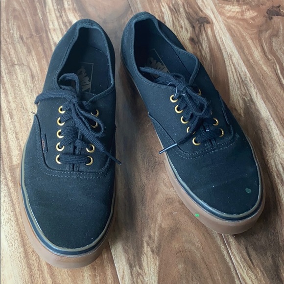 Vans | Shoes | Vans Gum Authentic Black 